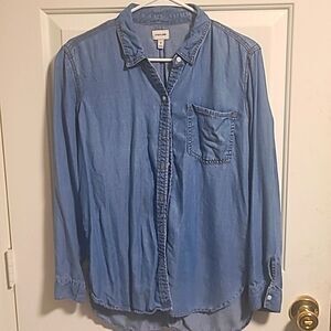 Women's Denim Button-down by Sneak Peek size M
